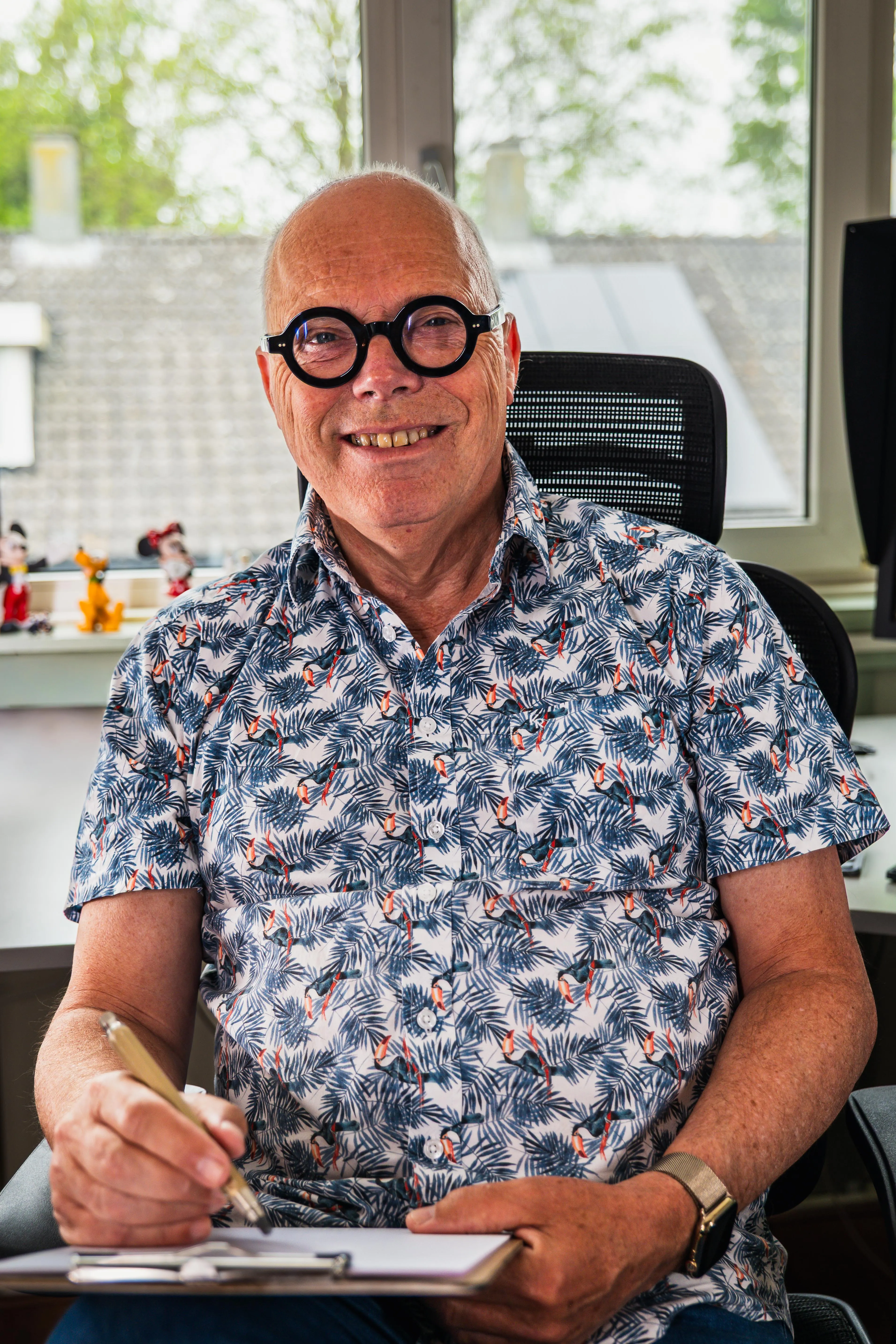 Portretfoto van Ben in de studio