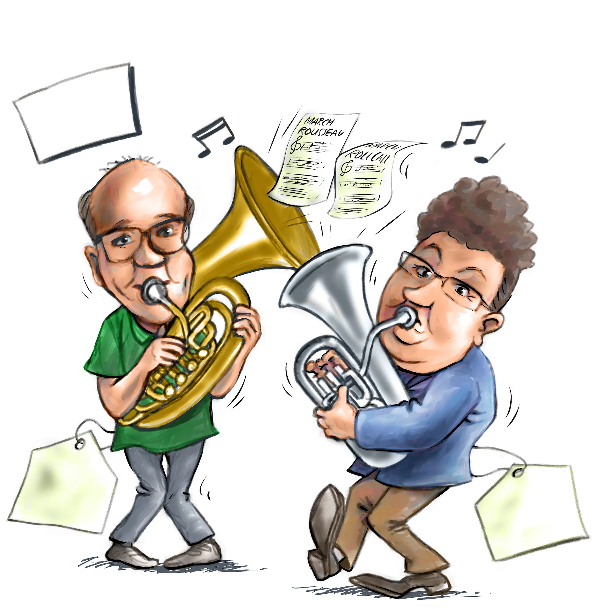 Cartoon op maat door Ben Art Work — voorbeeld 7