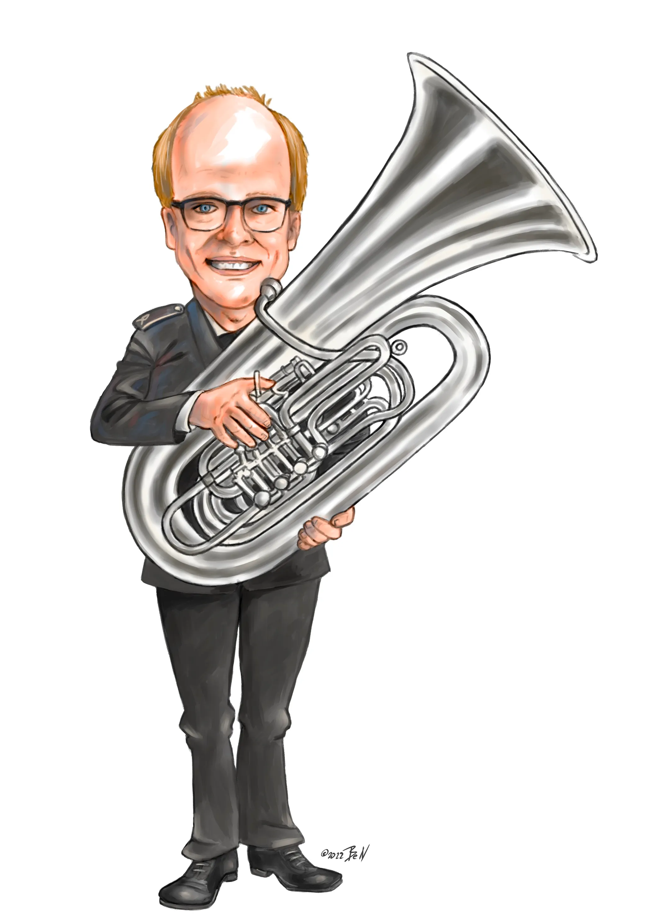 Cartoon op maat door Ben Art Work — voorbeeld 3