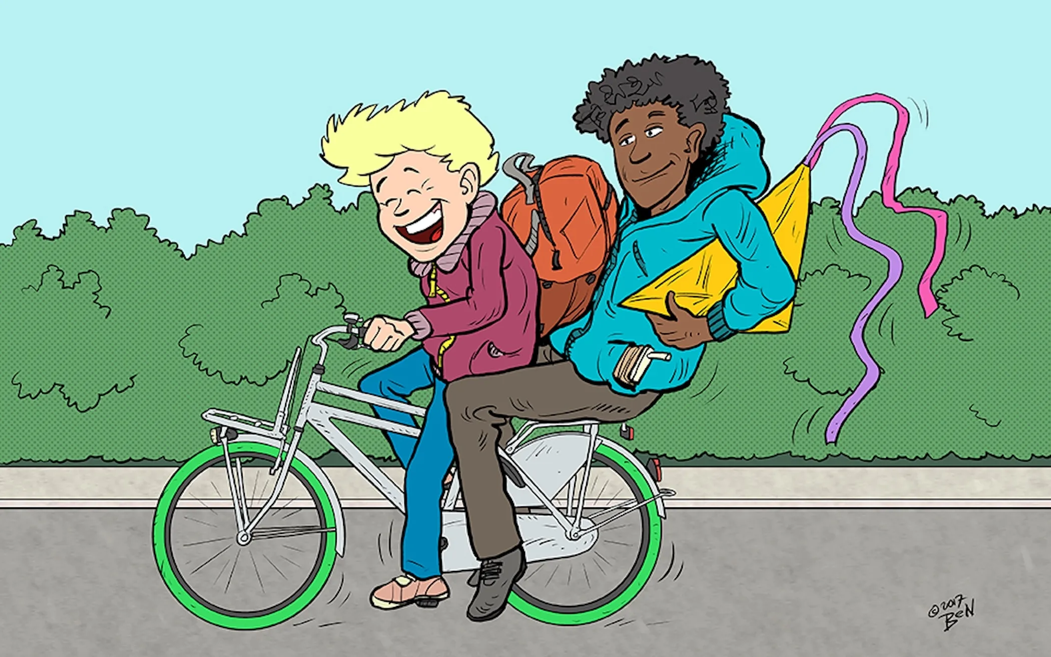Illustratie door Ben Art Work — voorbeeld 44