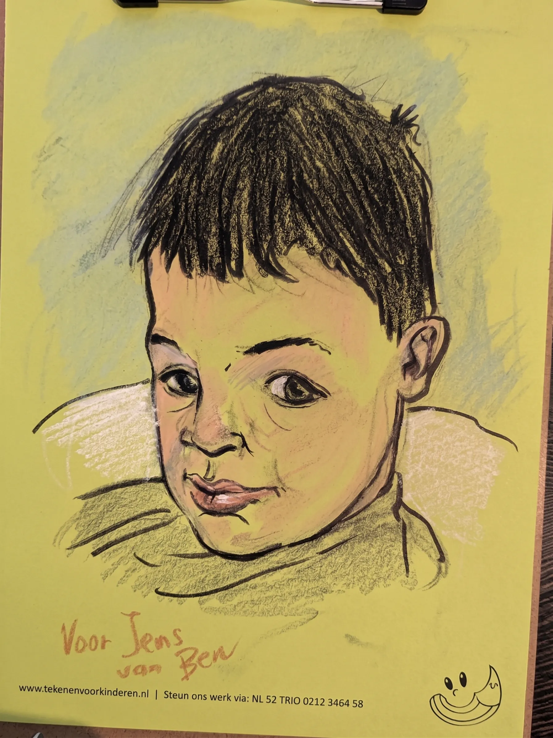 Tekenen voor Kinderen — Ben aan het werk bij een ziek kind, 4